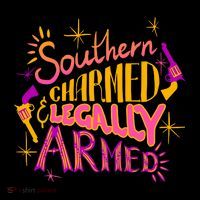 Southern Charmed Legally Armed 2nd Amendment Tall T-Shirt