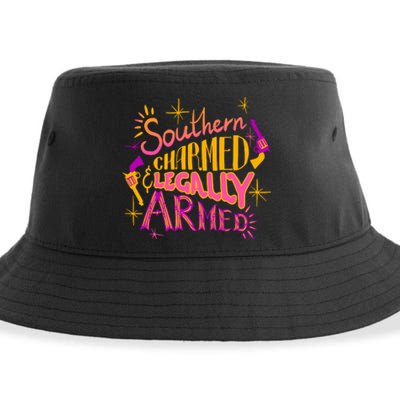 Southern Charmed Legally Armed 2nd Amendment Sustainable Bucket Hat