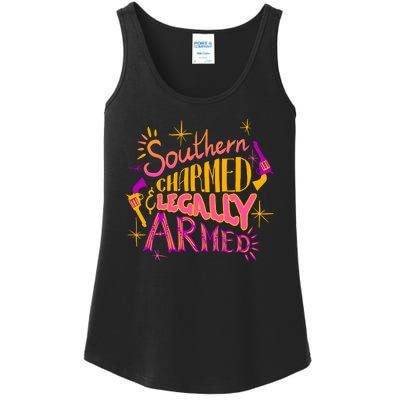 Southern Charmed Legally Armed 2nd Amendment Ladies Essential Tank