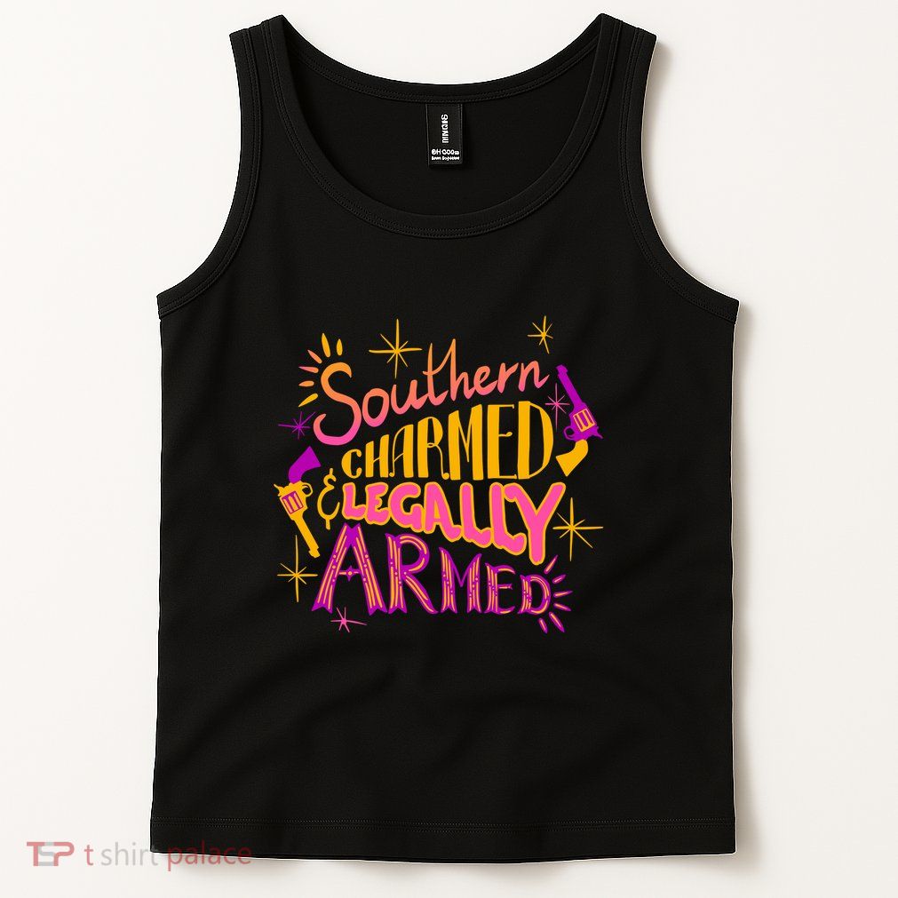 Southern Charmed Legally Armed 2nd Amendment Tank Top