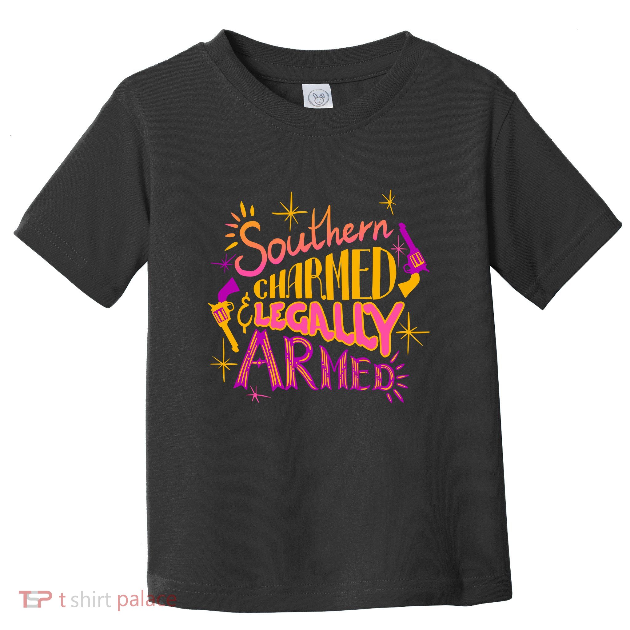 Southern Charmed Legally Armed 2nd Amendment Toddler T-Shirt