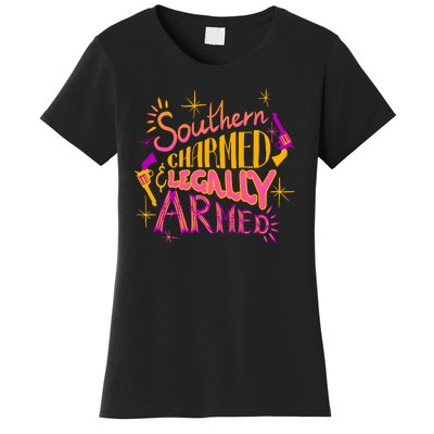 Southern Charmed Legally Armed 2nd Amendment Women's T-Shirt