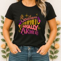Southern Charmed Legally Armed 2nd Amendment Womens T-Shirt