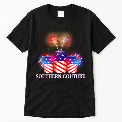 Southern Couture July 4th Tall T-Shirt