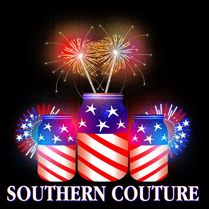 Southern Couture July 4th Backpack