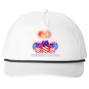 Southern Couture July 4th Snapback Five-Panel Rope Hat