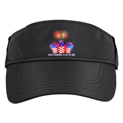Southern Couture July 4th Adult Drive Performance Visor