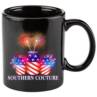 Southern Couture July 4th 11oz C Handle Ceramic Mug