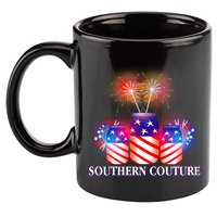 Southern Couture July 4th 11oz C Handle Ceramic Mug