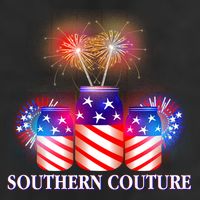 Southern Couture July 4th 11oz C Handle Ceramic Mug