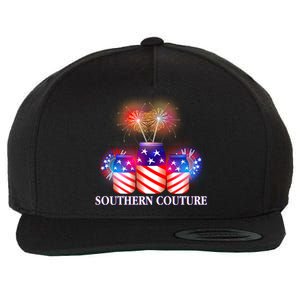 Southern Couture July 4th Wool Snapback Cap