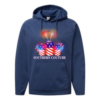 Southern Couture July 4th Performance Fleece Hoodie