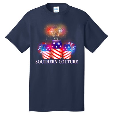 Southern Couture July 4th Tall T-Shirt