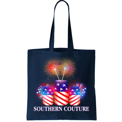 Southern Couture July 4th Tote Bag