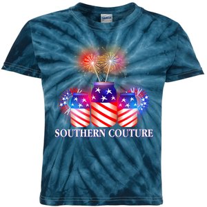 Southern Couture July 4th Kids Tie-Dye T-Shirt