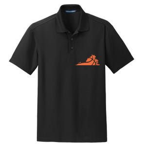 State Of Virginia Basketball Design Graphic Dry Zone Grid Polo