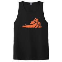 State Of Virginia Basketball Design Graphic PosiCharge Competitor Tank