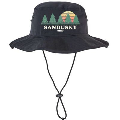 Sandusky Oh Vintage Throwback Retro 70s Design Legacy Cool Fit Booney Bucket Hat