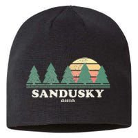 Sandusky Oh Vintage Throwback Retro 70s Design Sustainable Beanie