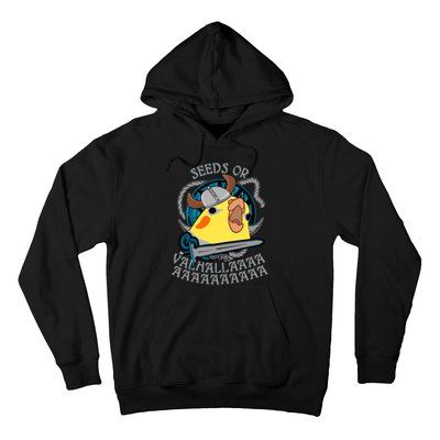 Seeds Or Valhalla Viking Cockatiel Hoodie