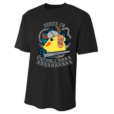 Seeds Or Valhalla Viking Cockatiel Performance Sprint T-Shirt