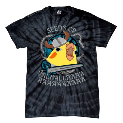 Seeds Or Valhalla Viking Cockatiel Tie-Dye T-Shirt