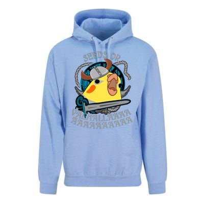 Seeds Or Valhalla Viking Cockatiel Unisex Surf Hoodie