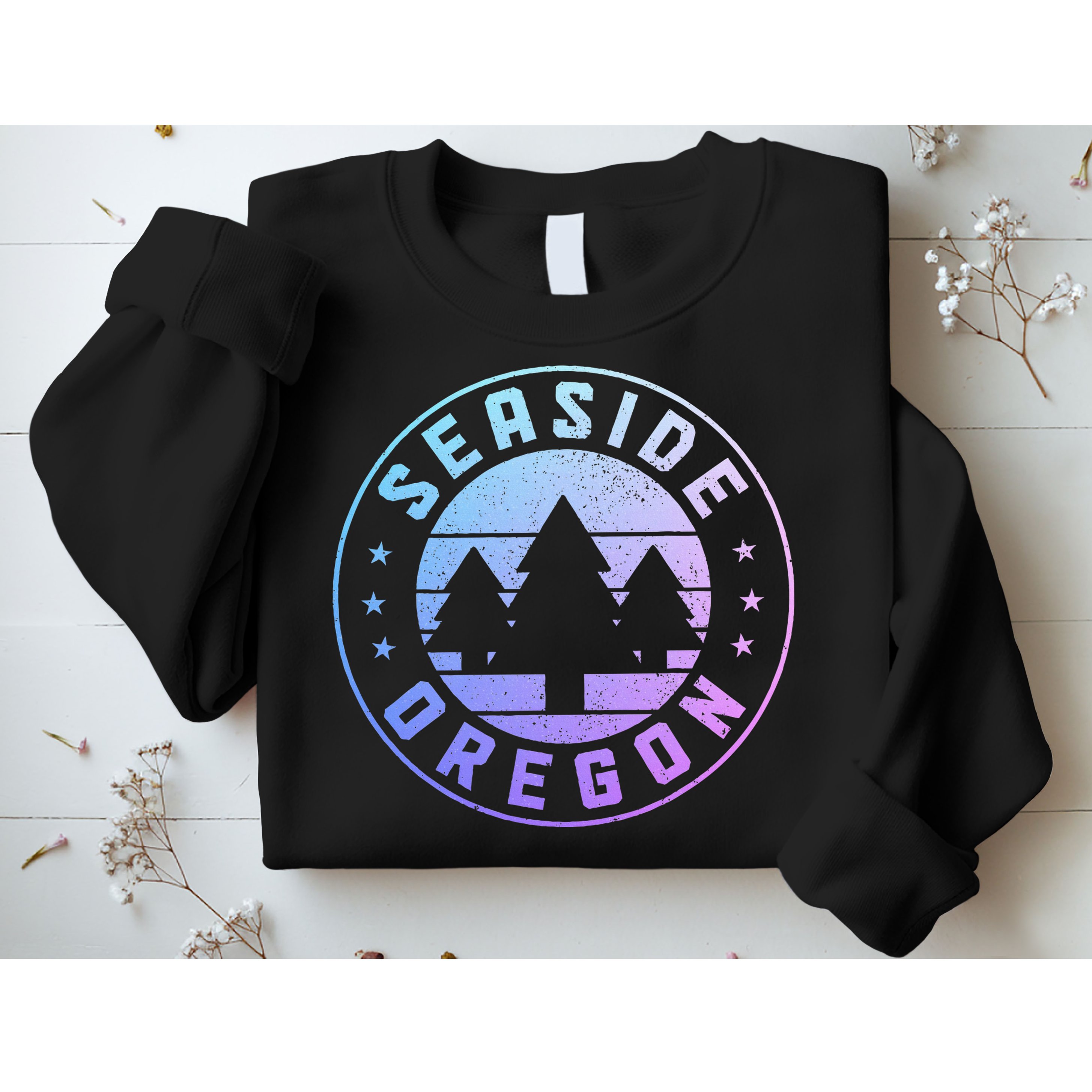 Seaside Oregon Vintage Pride Sweatshirt