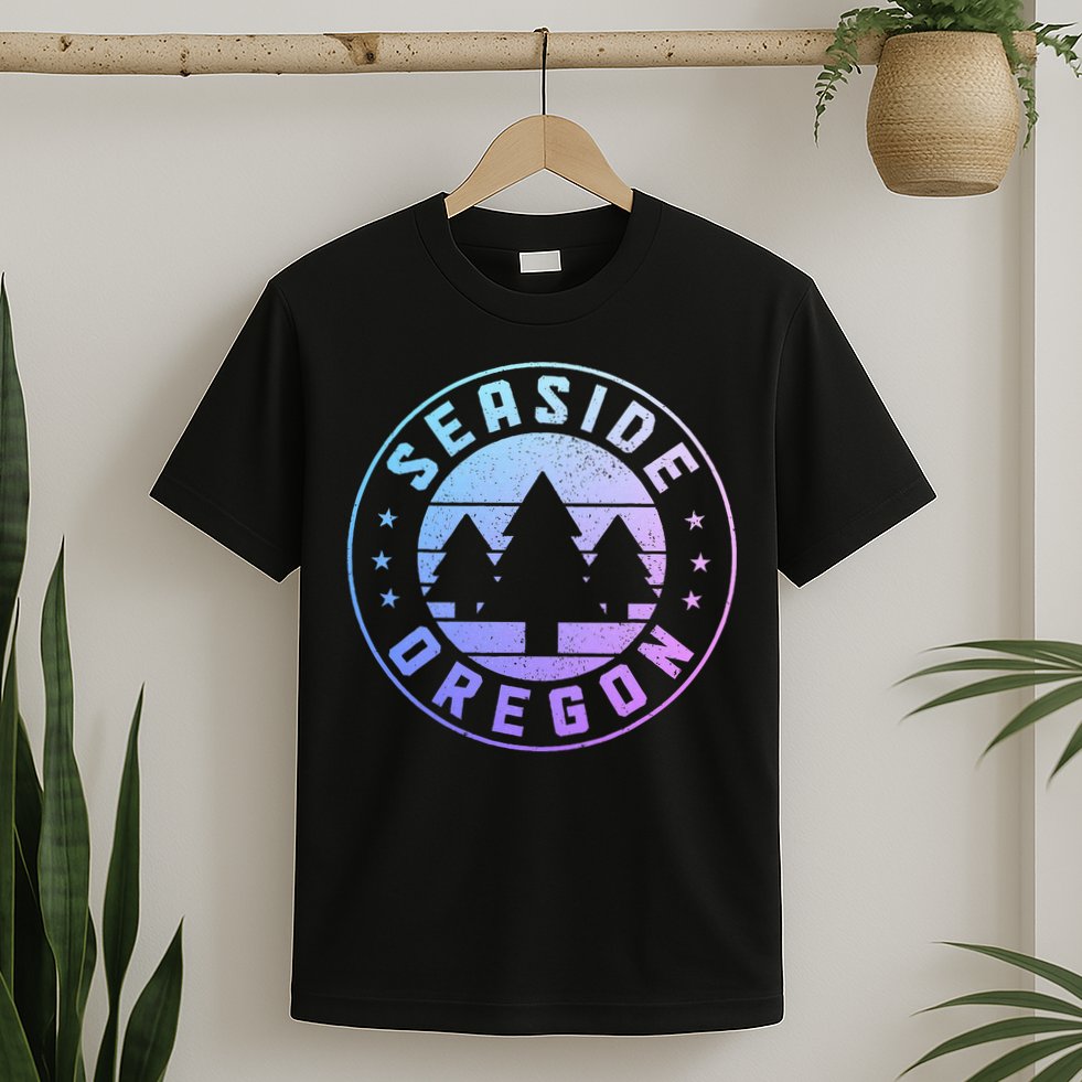 Seaside Oregon Vintage Pride T-Shirt