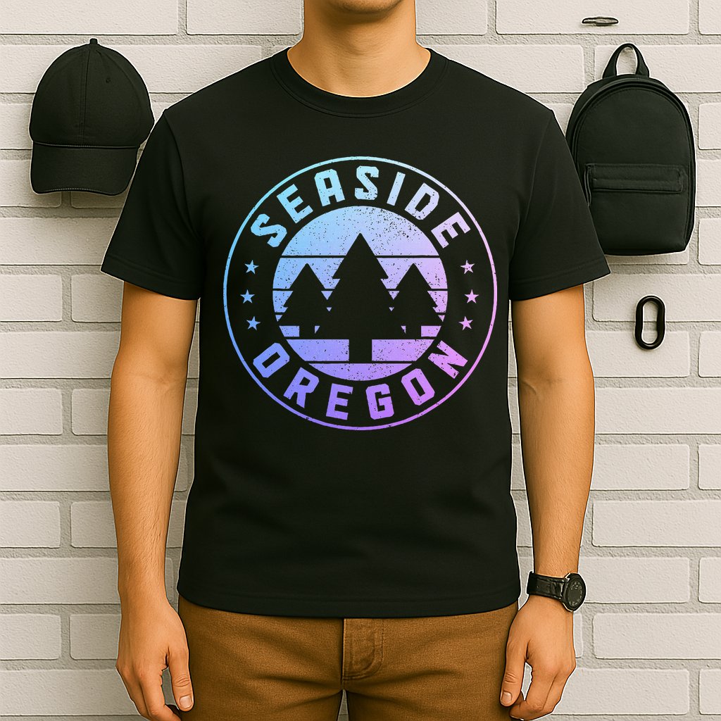 Seaside Oregon Vintage Pride T-Shirt