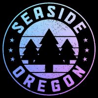 Seaside Oregon Vintage Pride Button