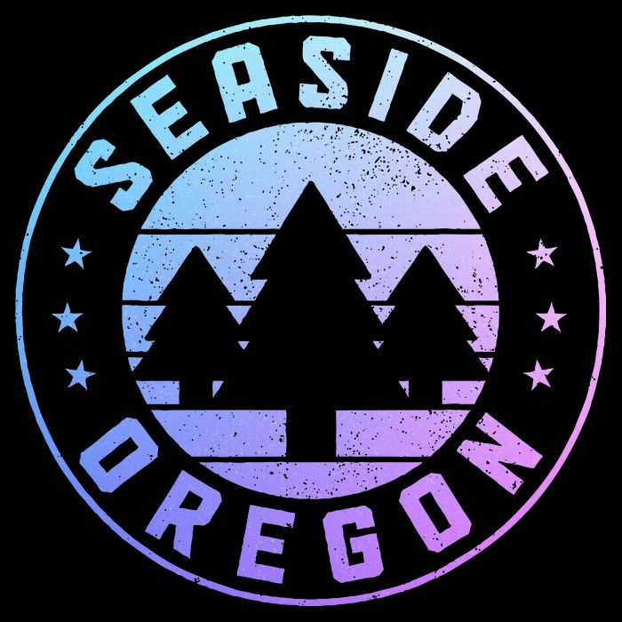 Seaside Oregon Vintage Pride Button