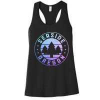 Seaside Oregon Vintage Pride Women's Racerback Tank