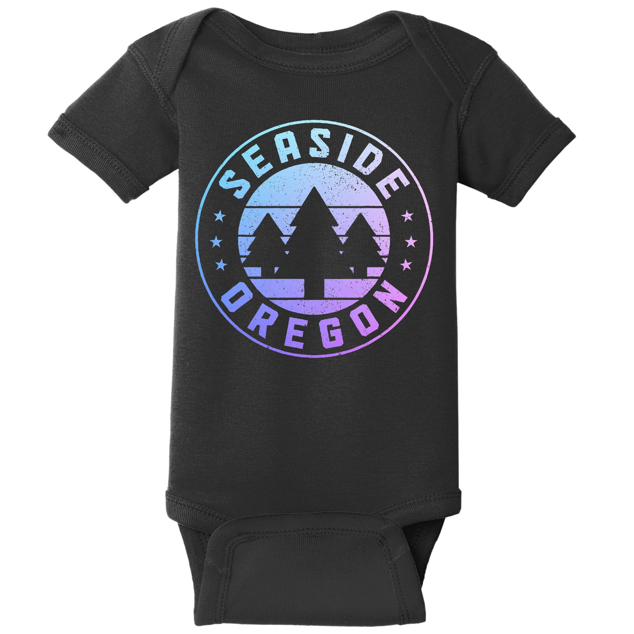 Seaside Oregon Vintage Pride Baby Bodysuit