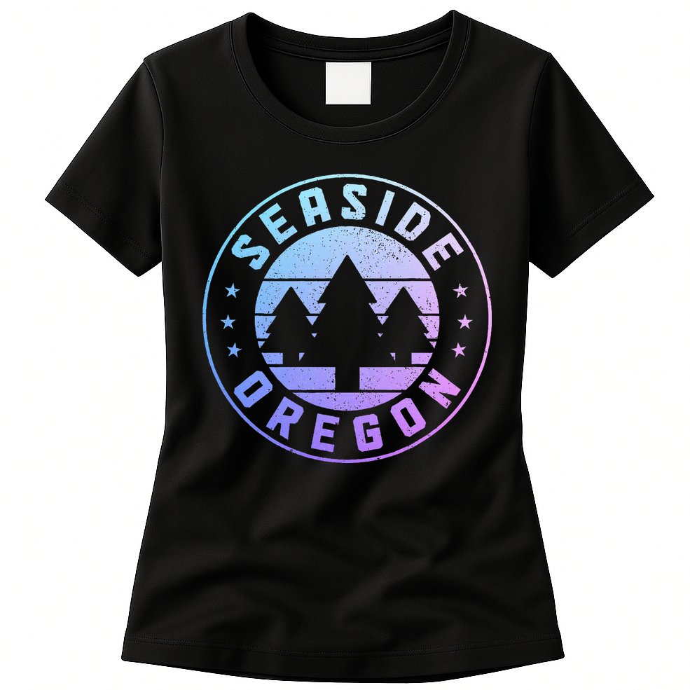 Seaside Oregon Vintage Pride Womens T-Shirt