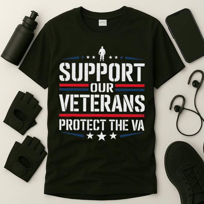 Support Our Veterans Protect And The Va Protest Designs T-Shirt