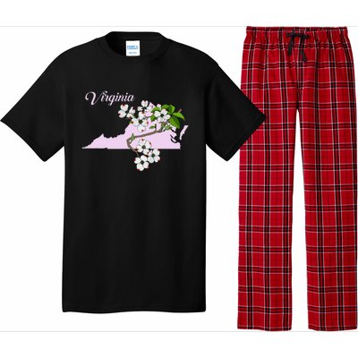 State Of Virginia Flower The American Dogwood Pajama Set