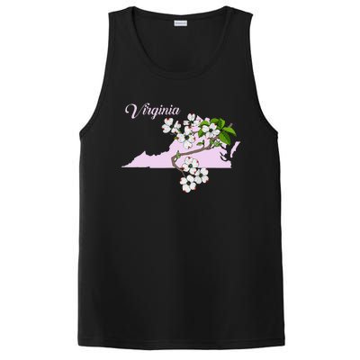 State Of Virginia Flower The American Dogwood PosiCharge Competitor Tank