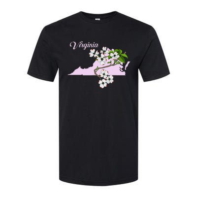 State Of Virginia Flower The American Dogwood Softstyle CVC T-Shirt