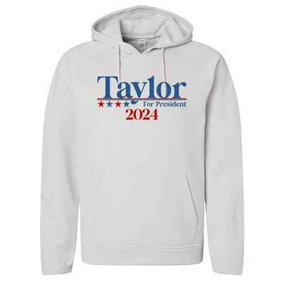 Sharon Osbourne Wearing Taylor For President 2024 Performance Fleece Hoodie