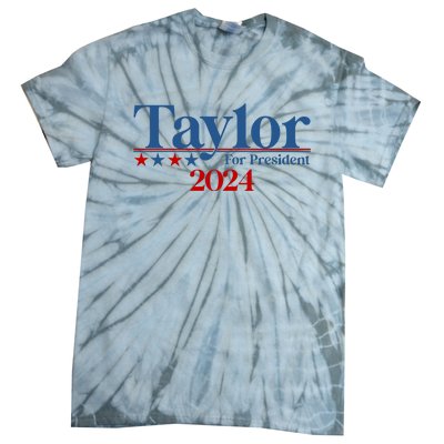 Sharon Osbourne Wearing Taylor For President 2024 Tie-Dye T-Shirt