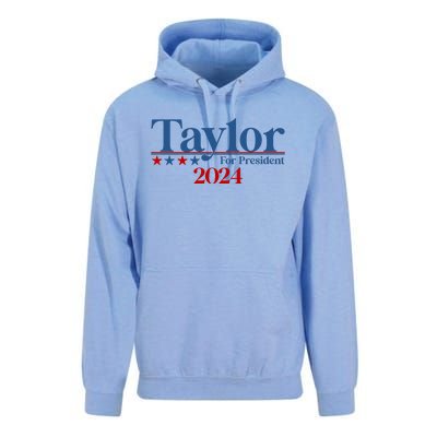 Sharon Osbourne Wearing Taylor For President 2024 Unisex Surf Hoodie