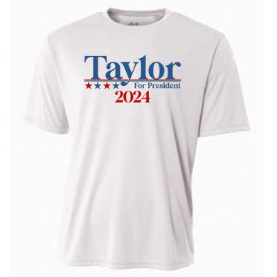 Sharon Osbourne Wearing Taylor For President 2024 Cooling Performance Crew T-Shirt