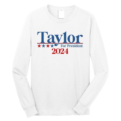 Sharon Osbourne Wearing Taylor For President 2024 Long Sleeve Shirt