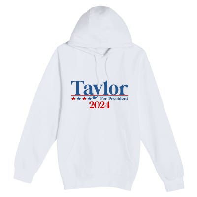 Sharon Osbourne Wearing Taylor For President 2024 Premium Pullover Hoodie