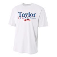 Sharon Osbourne Wearing Taylor For President 2024 Performance Sprint T-Shirt