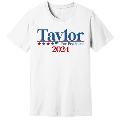 Sharon Osbourne Wearing Taylor For President 2024 Premium T-Shirt