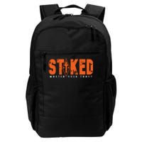 STOKED Orange & White Long Sleeve Daily Commute Backpack