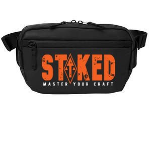 STOKED Orange & White Long Sleeve Crossbody Pack