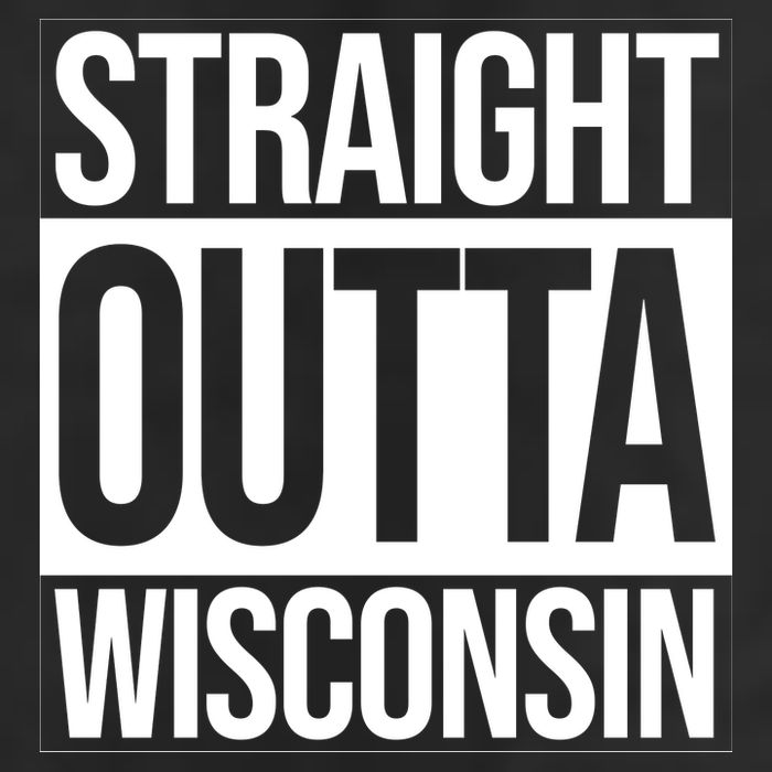 Straight Outta Wisconsin Cool Comfort Performance Bucket Hat
